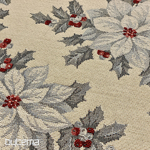 Mantel navideño NAVIDAD ESTRELLA PLATA