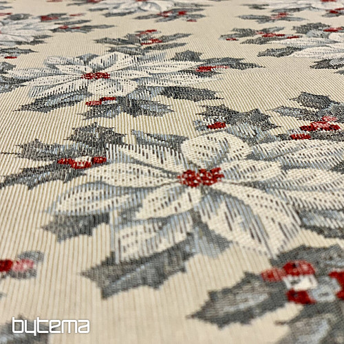 Mantel navideño NAVIDAD ESTRELLA PLATA
