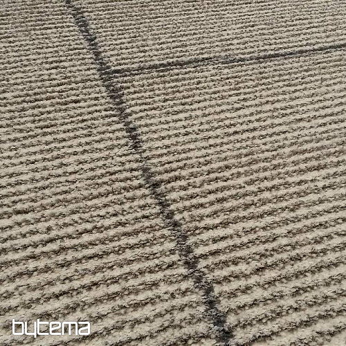 Alfombra de lana de diseño PERLA geo