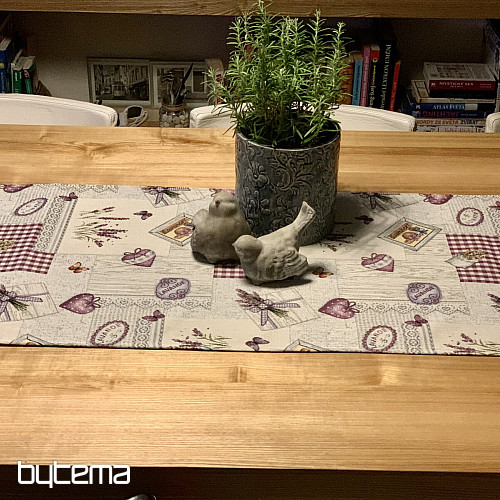 Mantel y chal tapiz provenzal lavanda