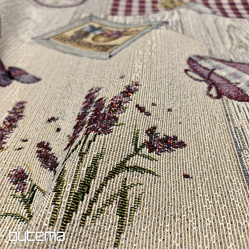 Mantel y chal tapiz provenzal lavanda