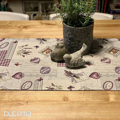 Mantel y chal tapiz provenzal lavanda
