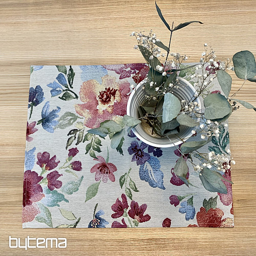 Mantel tapiz FLORES PASTEL