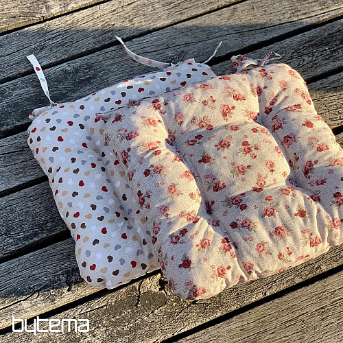 Cojines para silla ROSES rojo