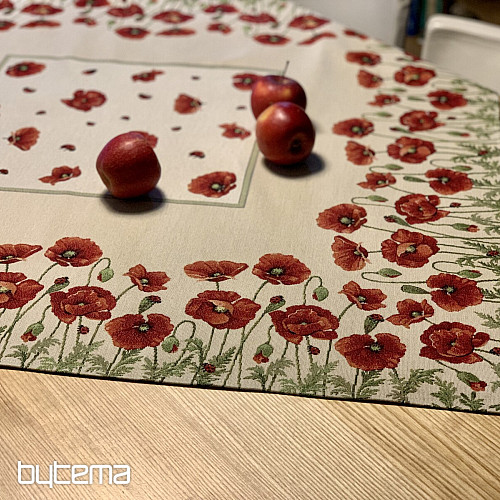 Mantel tapiz y pañuelo POPPY