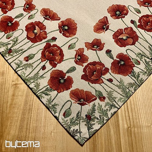 Mantel tapiz y pañuelo POPPY