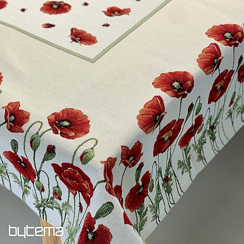 Mantel tapiz y pañuelo POPPY
