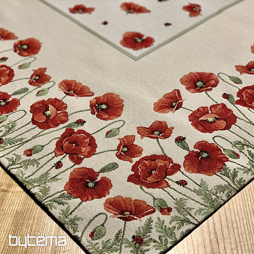 Mantel tapiz y pañuelo POPPY