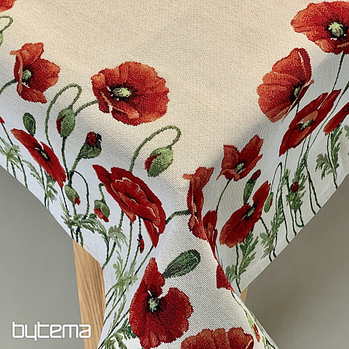 Mantel tapiz y pañuelo POPPY