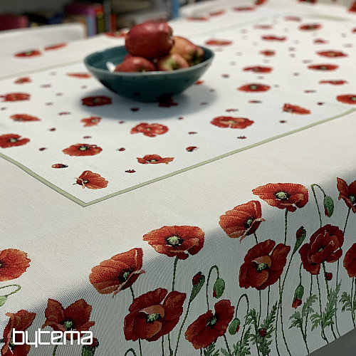 Mantel tapiz y pañuelo POPPY