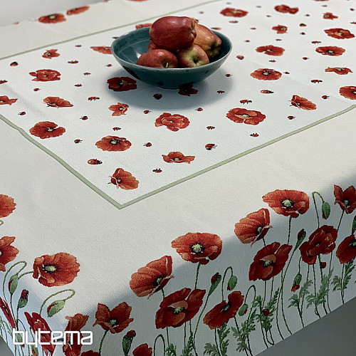 Mantel tapiz y pañuelo POPPY