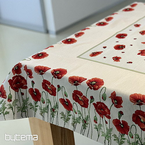 Mantel tapiz y pañuelo POPPY
