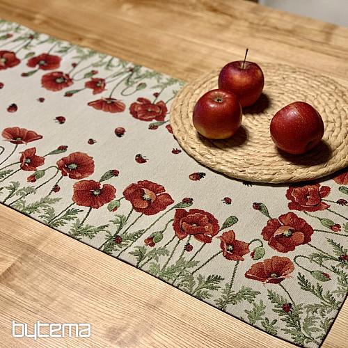 Mantel tapiz y pañuelo POPPY