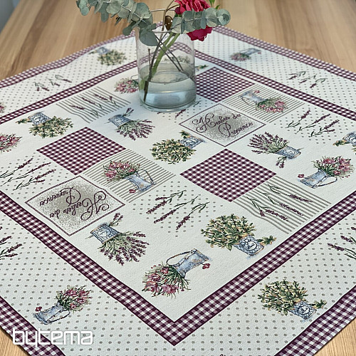 Mantel tapiz y chal FLORES DE PROVENZA