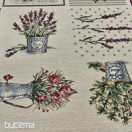 Mantel tapiz y chal FLORES DE PROVENZA