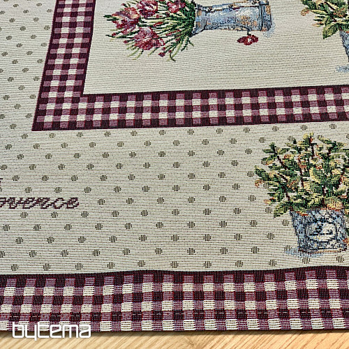 Mantel tapiz y chal FLORES DE PROVENZA