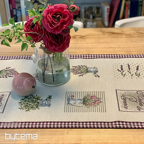 Mantel tapiz y chal FLORES DE PROVENZA