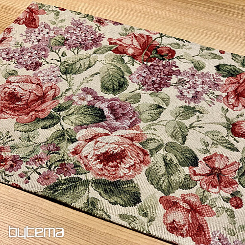 Mantel y pañuelo tapiz VIOLETA