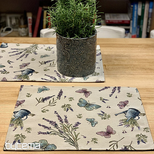Mantel tapiz, bufanda Lavanda 5