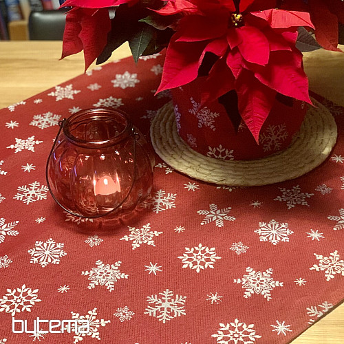 Mantel y pañuelo tapiz BANDERA ROJA