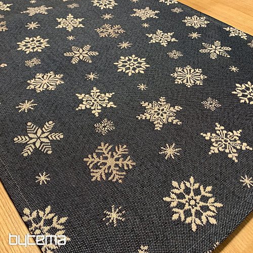 Mantel y pañuelo Gobelino Escamas azules