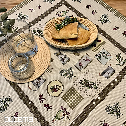 Mantel tapiz, chal OLIVA
