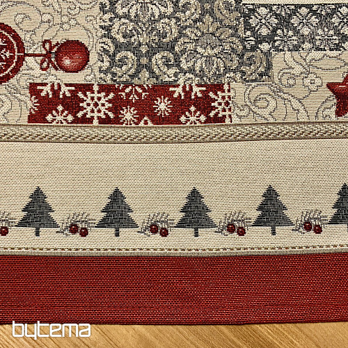 Mantel tapiz, pañuelo FELIZ NAVIDAD