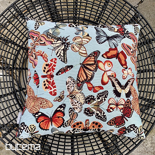 Funda de cojín tapiz MARIPOSAS