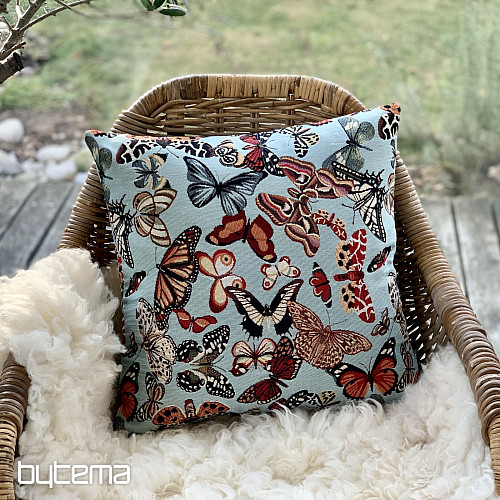 Funda de cojín tapiz MARIPOSAS