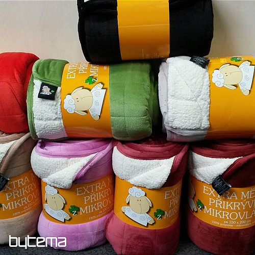 Manta microfibra EXTRA SUAVE costura OVEJA HALLOWN