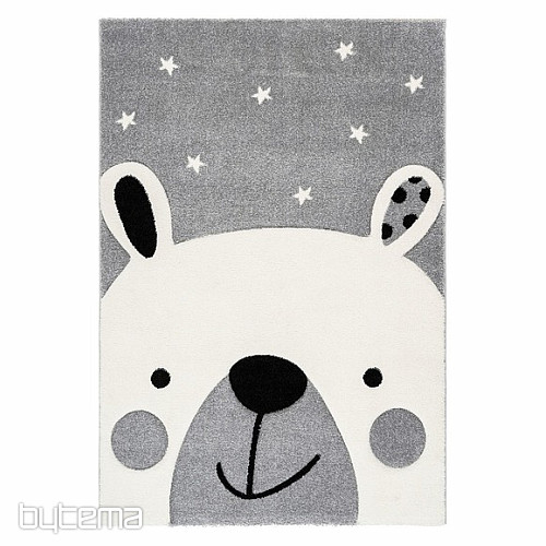 Alfombra infantil AMIGO 323 Oso gris