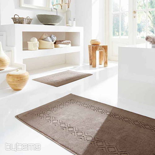 Alfombra de baño de rizo DENVER azul claro