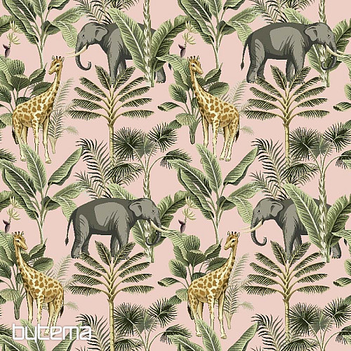 Tela decorativa animales ÁFRICA