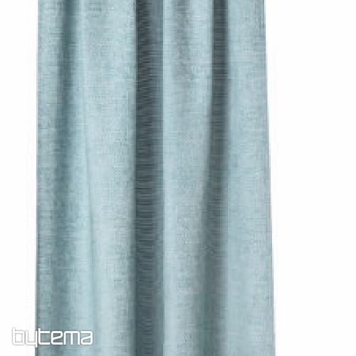 Cortina decorativa VIMARA turquesa claro 142x245