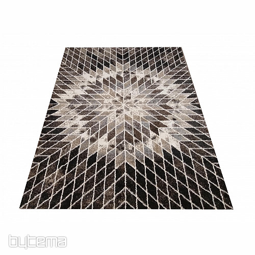 Alfombra pieza PANAMERO 10 triangulos marron