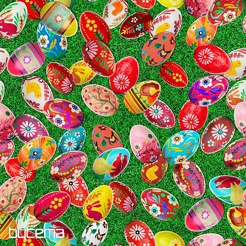 Tela decorativa PASCUA CÉSPED