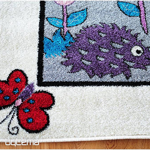 Alfombra infantil ANIMALES crema