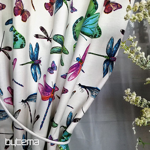 tela decorativa Mariposas y libélulas