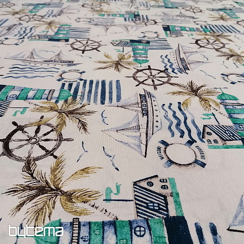 Tela decorativa MAJAK verde