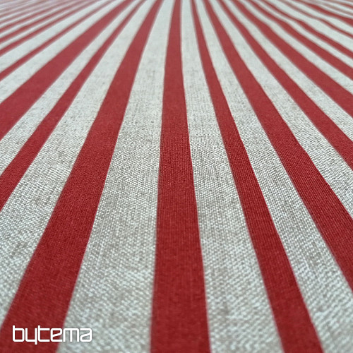Tela decorativa STRIPE burdeos