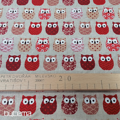 Tela decorativa MINI BÚHOS 4