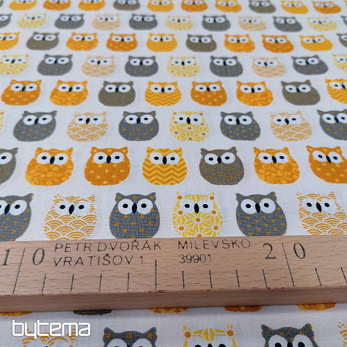 Tela decorativa MINI BÚHOS 3