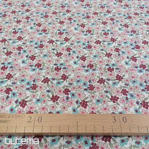 Tela de algodón LILAS rosa