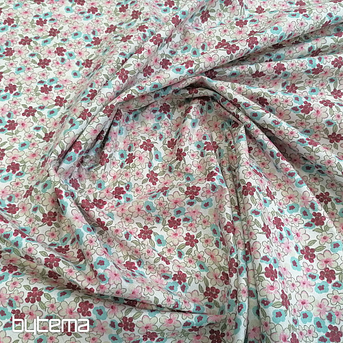 Tela de algodón LILAS rosa