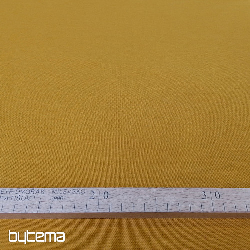 Tejido de algodón UNI MOSTAZA algodón grueso 220g