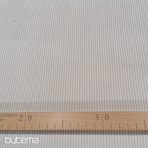 funda de tela RIB NATURAL CORDEAUX crema