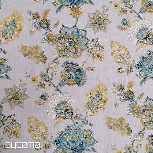 Tela decorativa FLORES azul