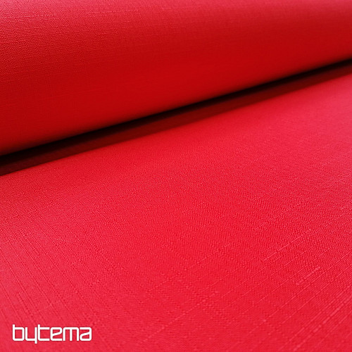 Tela decorativa Teflón ELBA rojo