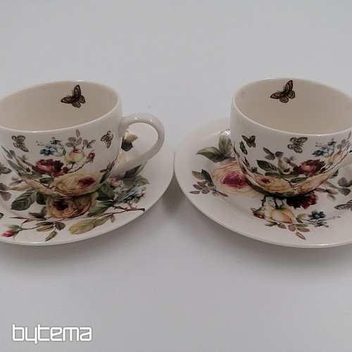 Juego de tazas de espresso de porcelana ROSE