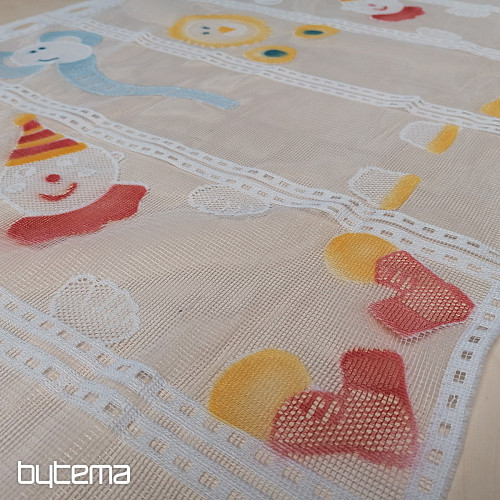 Cortina infantil para vidriera - jacquard CIRKUS II